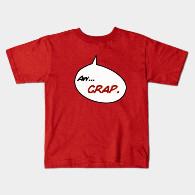 Aw, Crap. - Hellboy Kids T-Shirt by Elanconnor